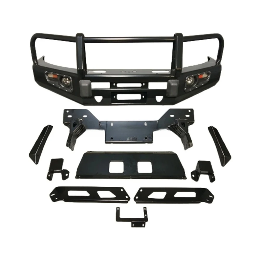 

Bumper For Ford Ranger T7 Steel Heavy Duty Front Winch Bumper Set Bull Bar With Led Lights 4x4 Offroad