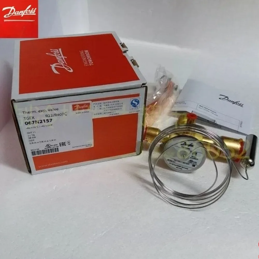 Danfoss R22 Thermal Expansion Valve TGEX3/4/6/7.5/9/11/12/14/15/18/26/30/38TR TGE 3TR 067N2150 067N2151 067N2152 067N2153