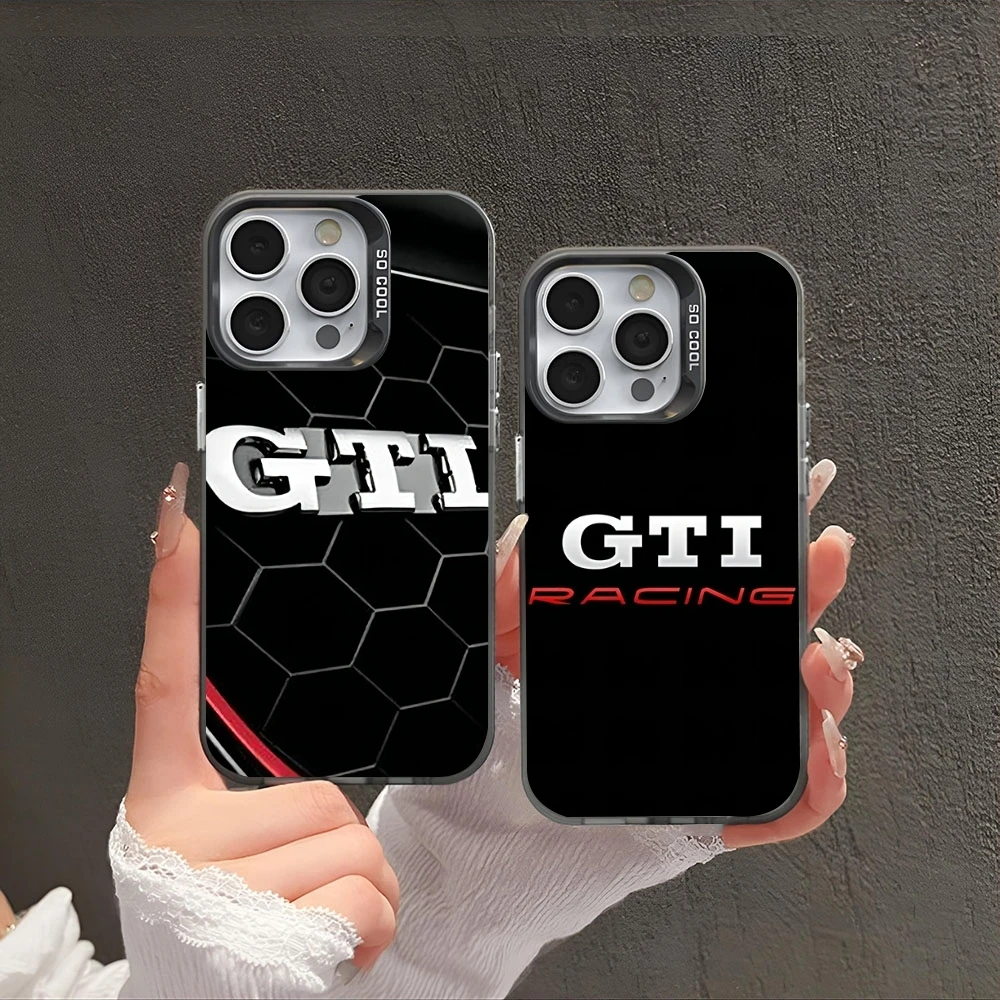 Luxury Car G-Golfes 7 Phone Case Black White Cool Phone Case for IPhone 15 14 13 12 Pro Max 11 2024 Fashion couple