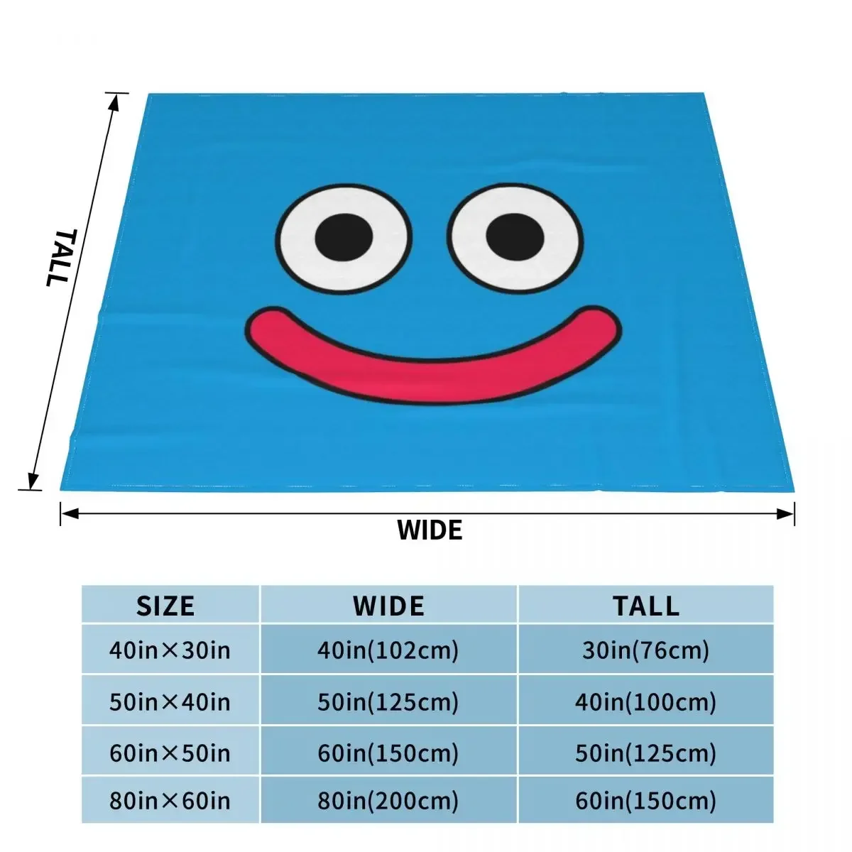 Dragon Quest Slime Throw Blanket Hairy Blanket Decorative Bed Blankets blankets and blankets