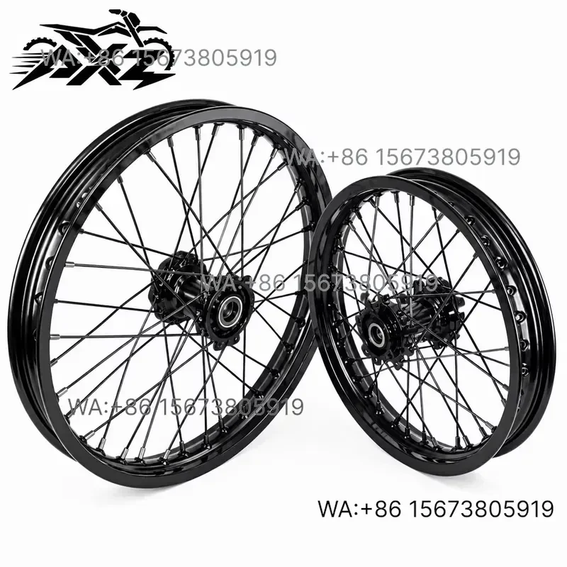 For  Wmwmnu  Light Bee X Wheel Set 21 18 Inch CNC Aluminum Hubs Anodized Rims Dirt Bike Enduro Off Road Upgrade