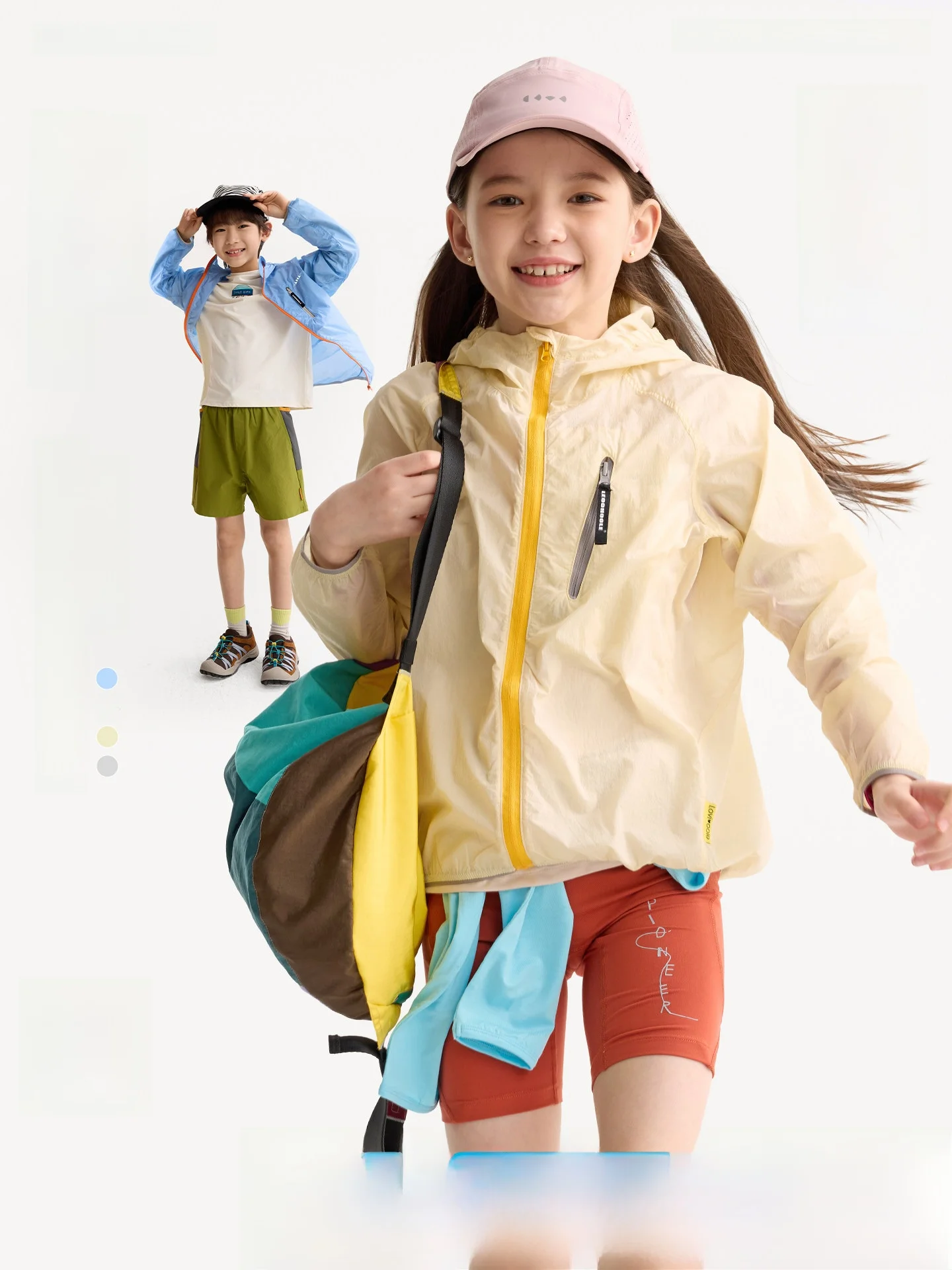 purrfect-diary-lightweight-children's-sun-protection-clothing-hooded-thin-model-summer-kids'-uv-protection-outerwear-for-boys