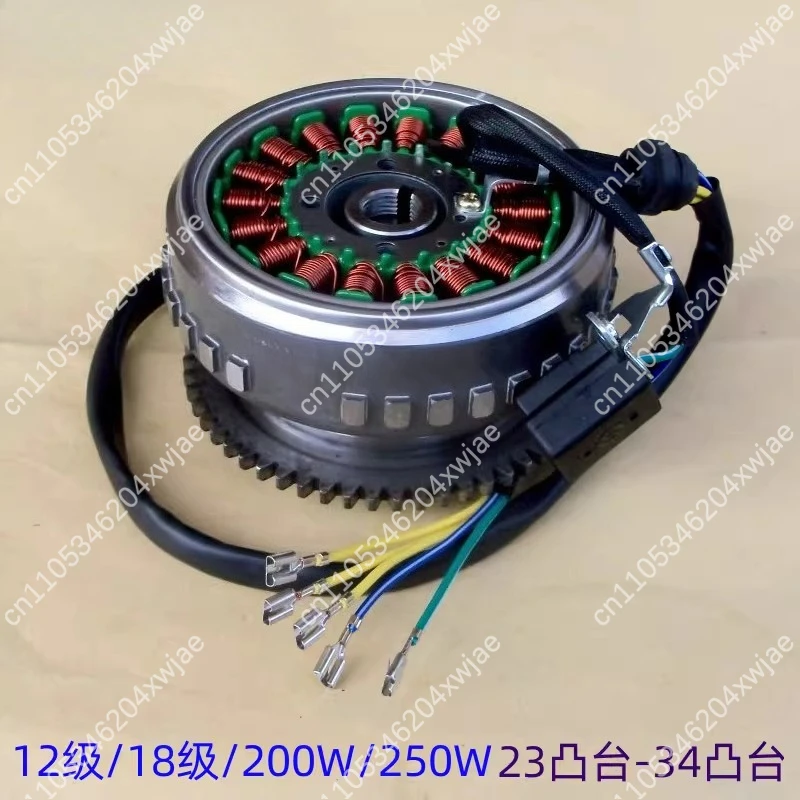 New CG125 EFI Motorcycle Magneto Rotor High Quality 12P 18P 200cc Stator Coil Flywheel Generator