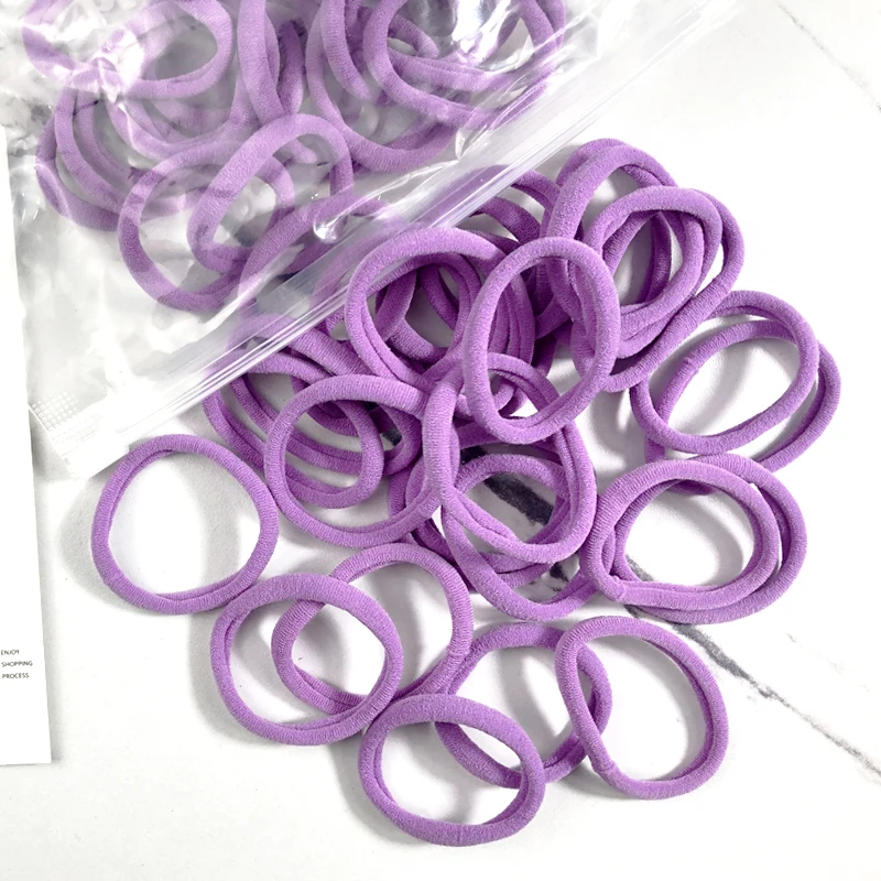 20/50 stks/set Haarbanden voor Vrouwen Meisje Basic Haar Rubberen Banden Touwen 4 cm Eenvoudige Elastische Hoofdband Haaraccessoires Paardenstaart Houder