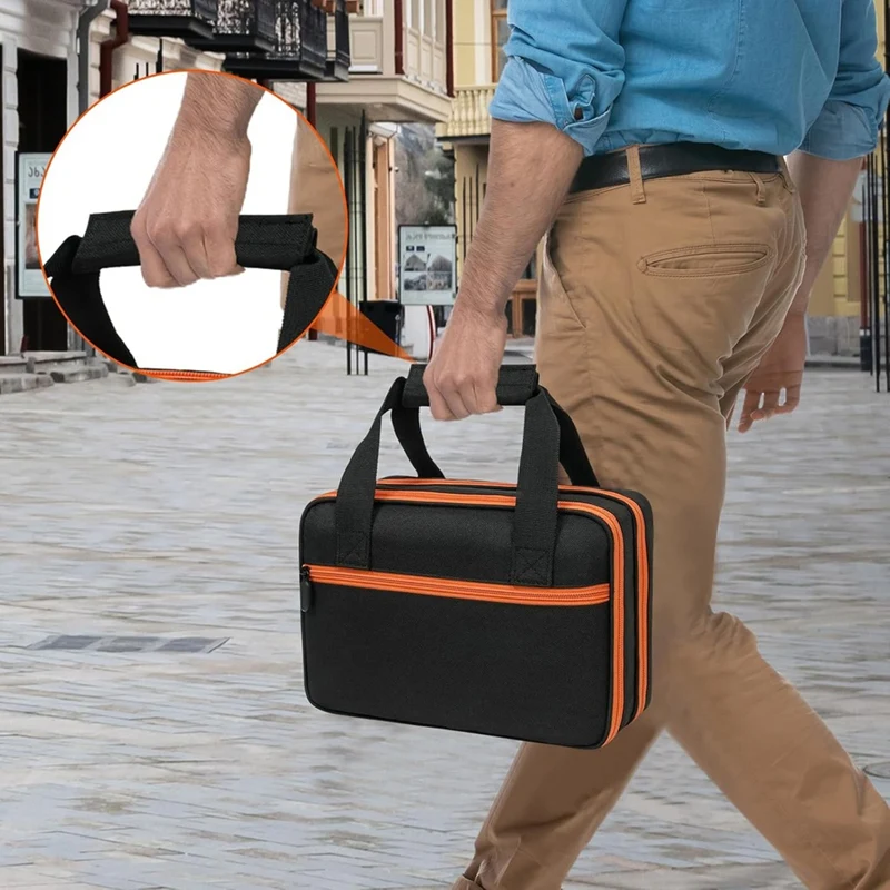 A98e-bolsa de viagem, tomada de disjuntor ac e kit de teste elétrico, kit de testador doméstico, capa de armazenamento para multímetro digital