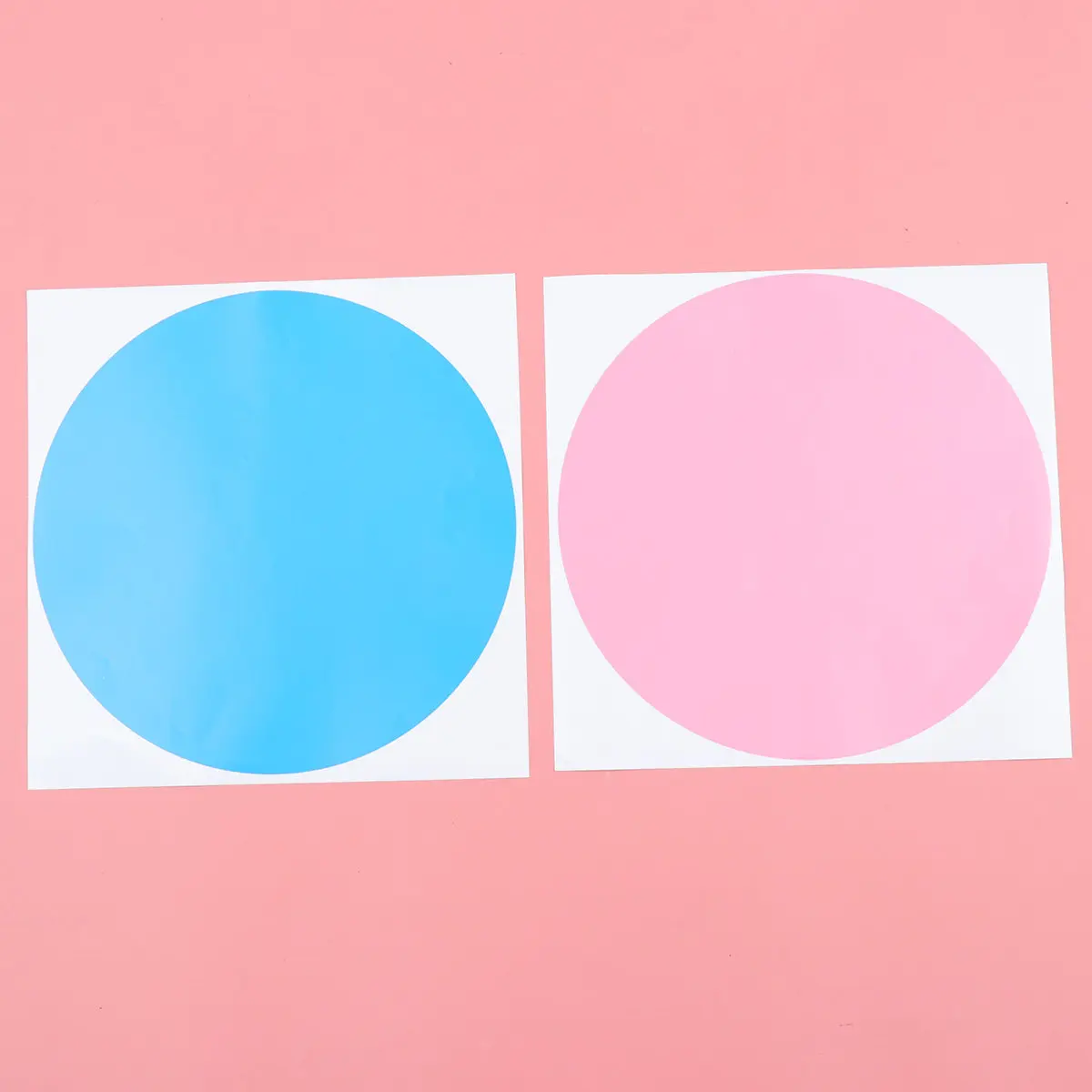 12Pcs Round Self Adhesive Erasable Sticker Labels Erase Message Boards for Fridge Whiteboard Marker Notes