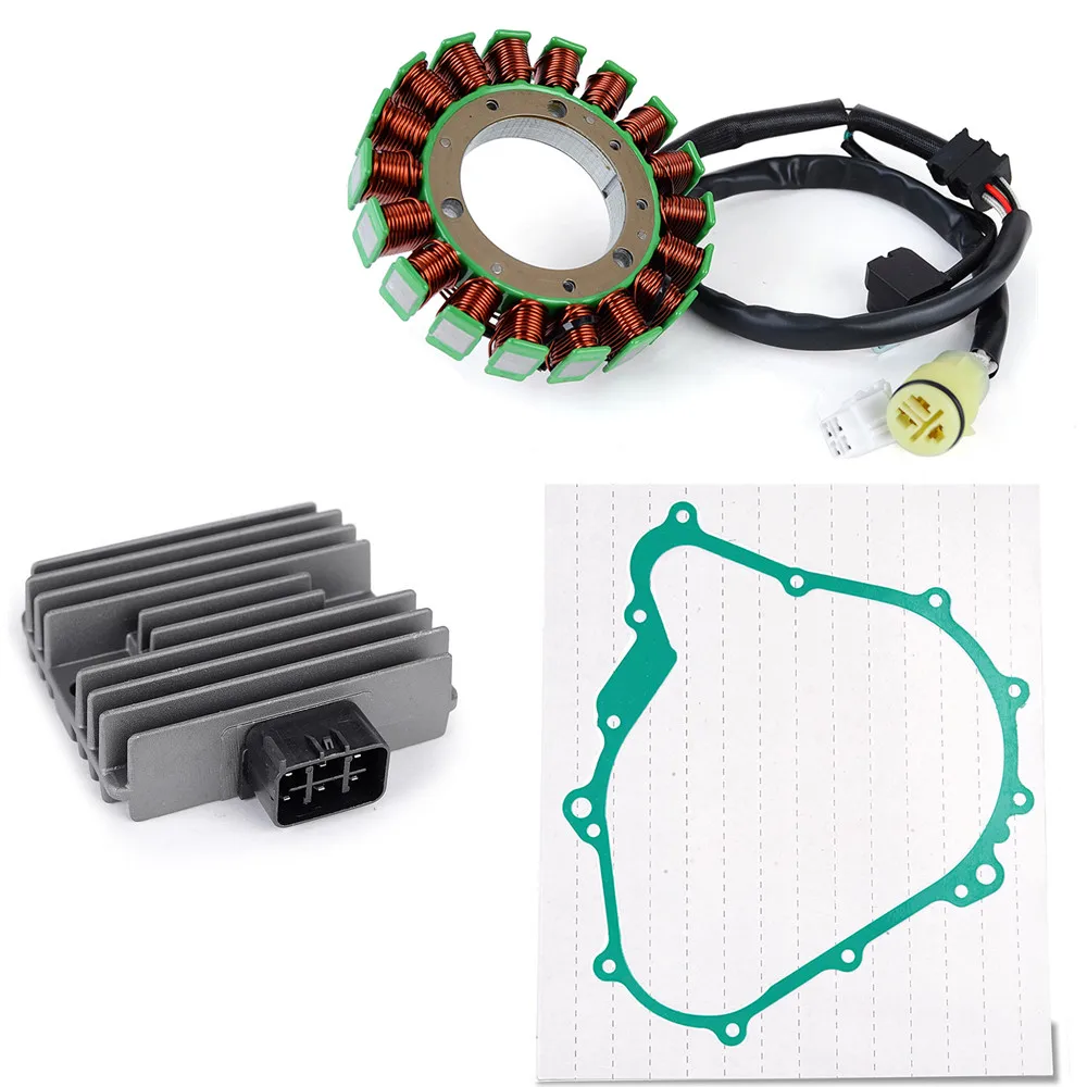 Junta del regulador de la bobina del estator para Yamaha YFM450 YFM450FWAD Grizzly EPS 2011-2016 YFM450 YFM450FWAD Kodiak 450 EPS 2012-2014