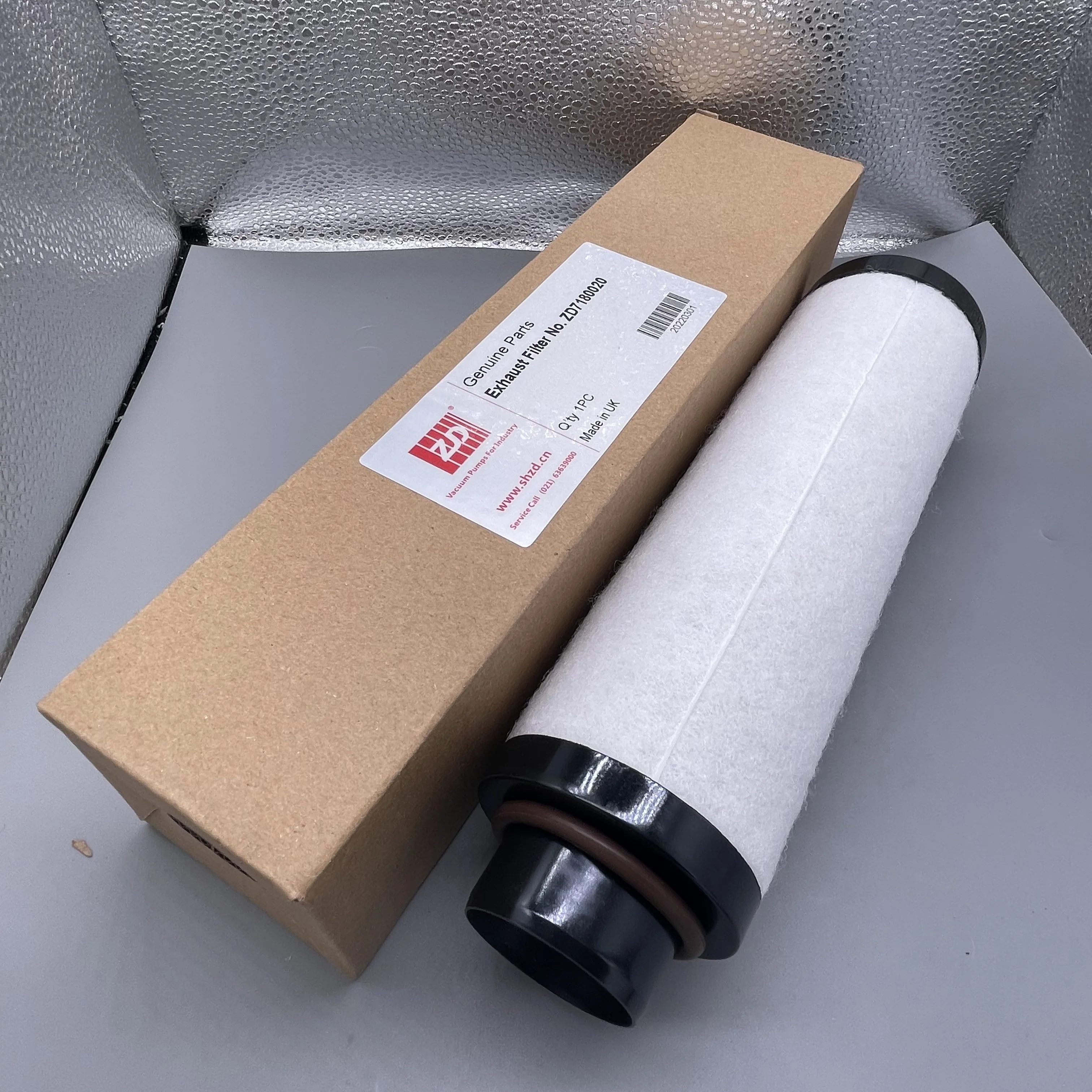 ZD vacuum pump V0100 exhaust filter new model ZD7180020 alternative ZD7180010