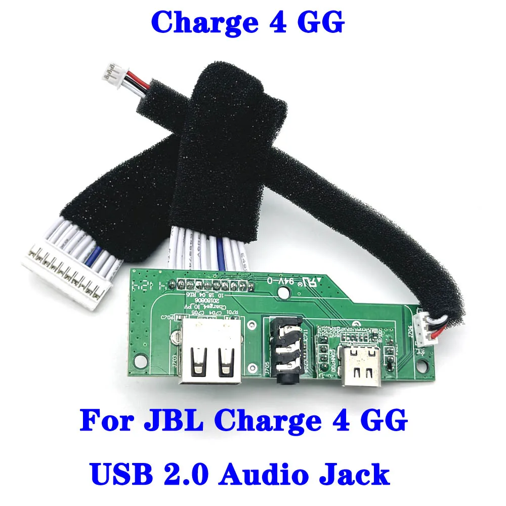 

For JBL CHARGE4 USB 2.0 Flat Cable Supply Board Connector For JBL Charge 4 GG Bluetooth Speaker Micro USB Charge Port