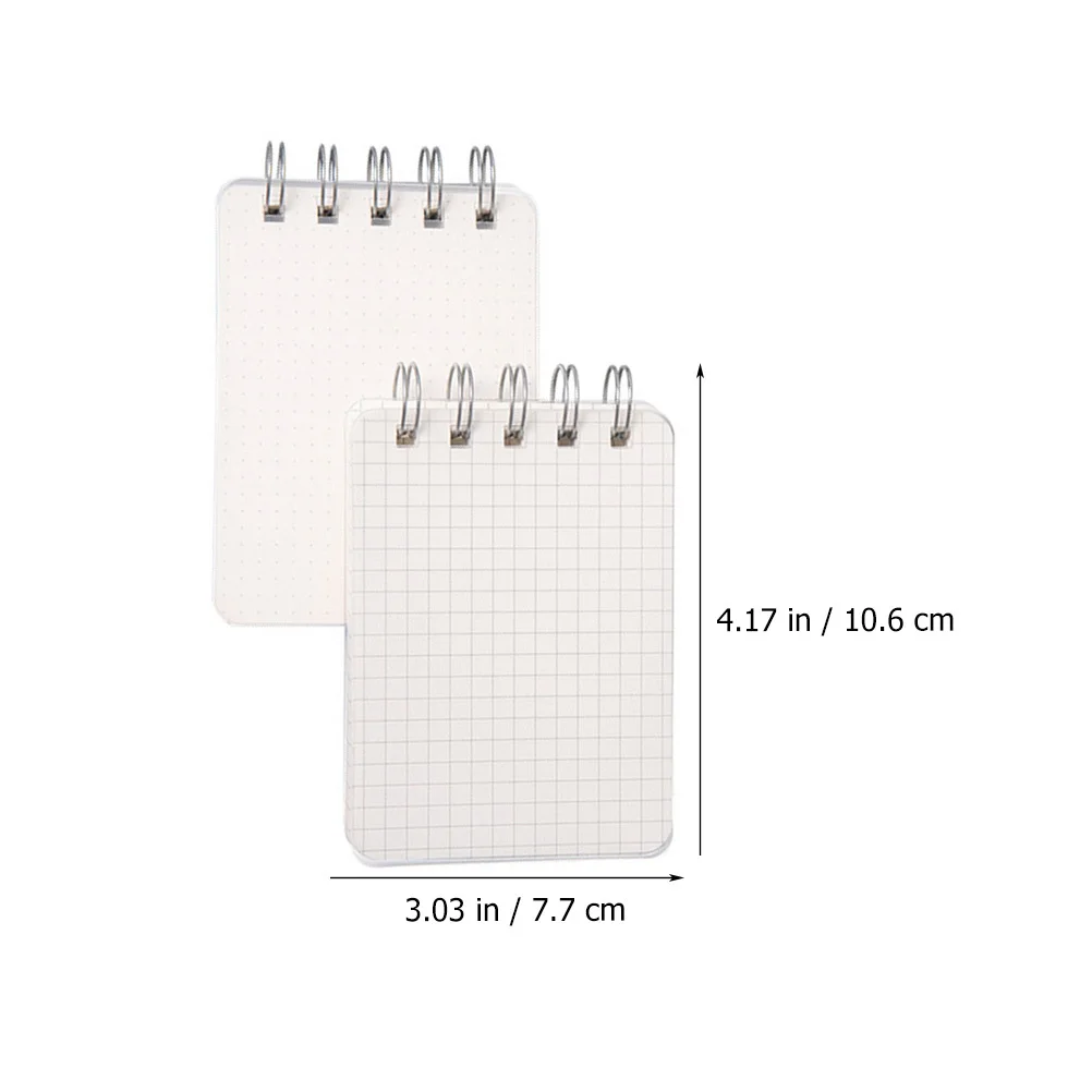 

4 Pcs Index Card Lined Cards Note with Rings Blank Flash Pad College Ruled Cute