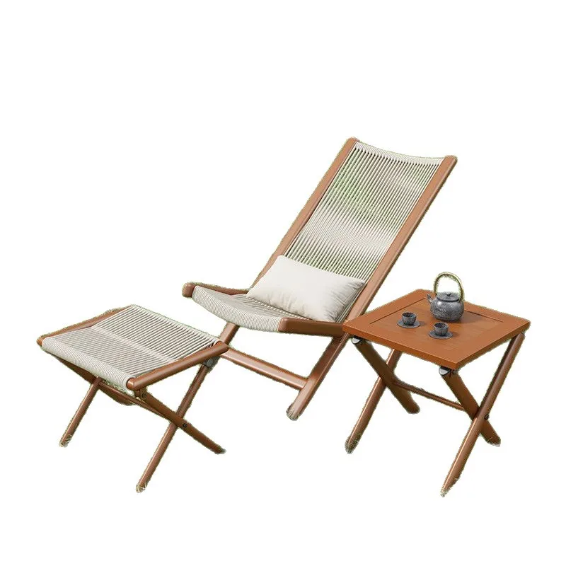 

Garden imitation rattan folding chair, home terrace, outdoor rattan chair