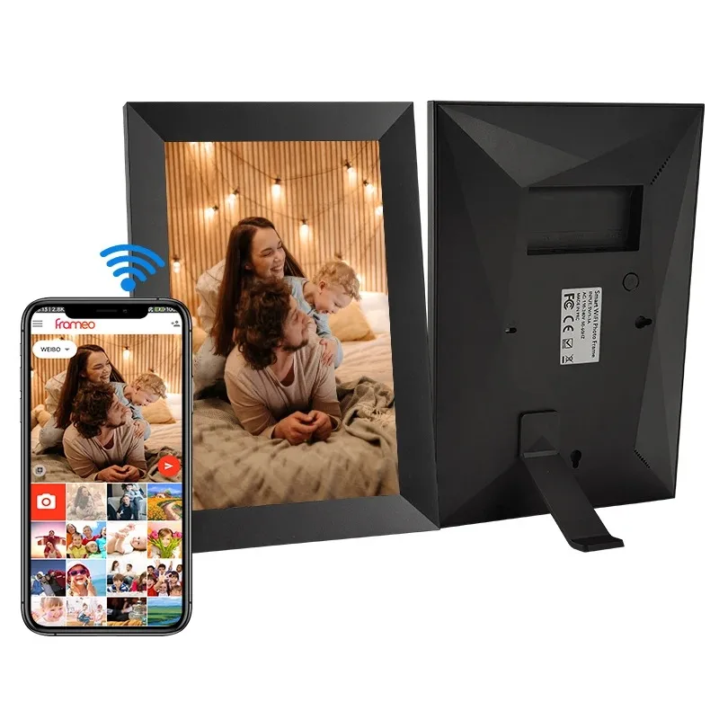 10.1-Inch WiFi digital photo frame with touchscreen display