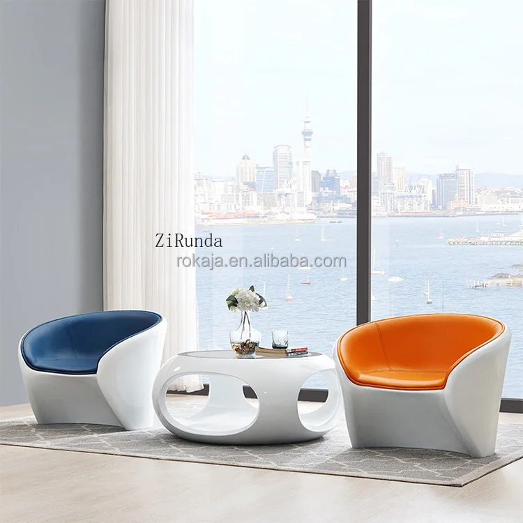 New design fiberglass coffee table, unique shape spherical center table, living room lobby hotel home ABS coffee table
