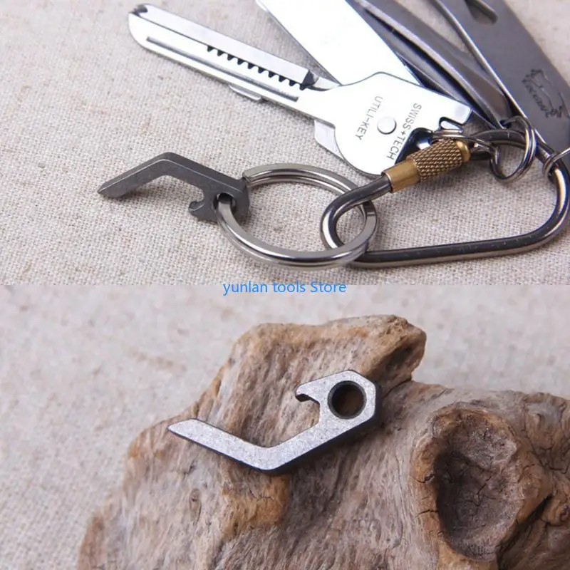 

50LB Portable Mini Bottle Opener Flat Screwdriver Keychain Tools Outdoor Camping