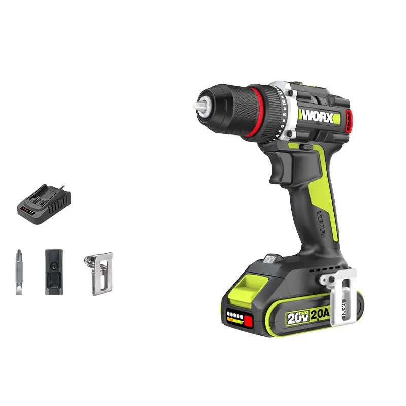 

Wholesale Lithium-Ion Electric Drill WU173 Brushless Cordless Electric Screwdriver Power Tools