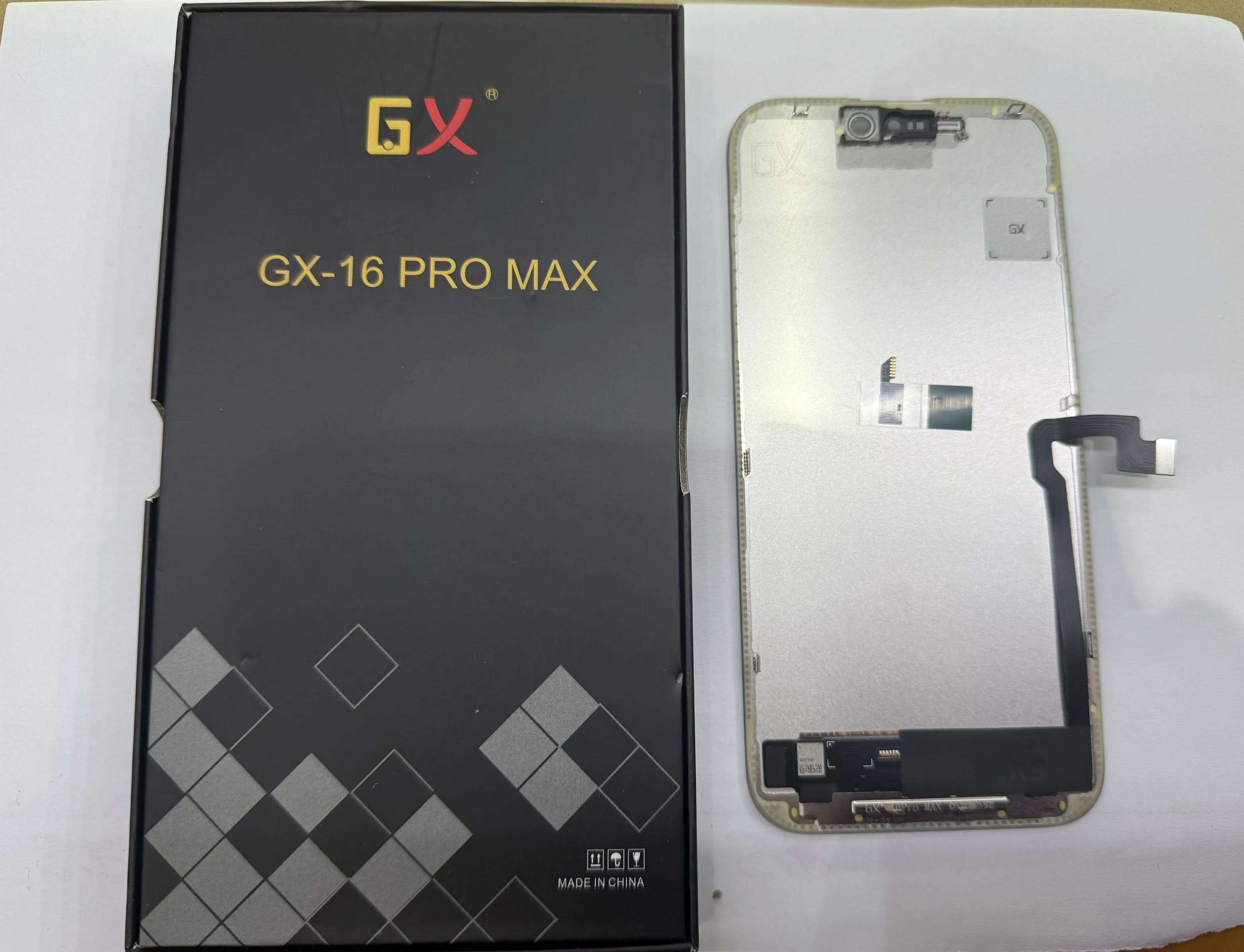 GX OLED scherm voor iPhone X XS XS Max 11 12 13 14 15 16 Pro Max, True Tone met 3D Touch, voor iPhone reparatie inclusief gereedschap