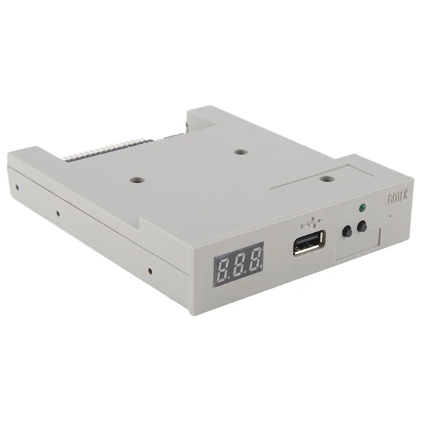 SFR1M44-U100K USB Emulator Gray 3.5in 1.44MB USB SSD Floppy Drive Emulator for Electronic Keyboard for Windows