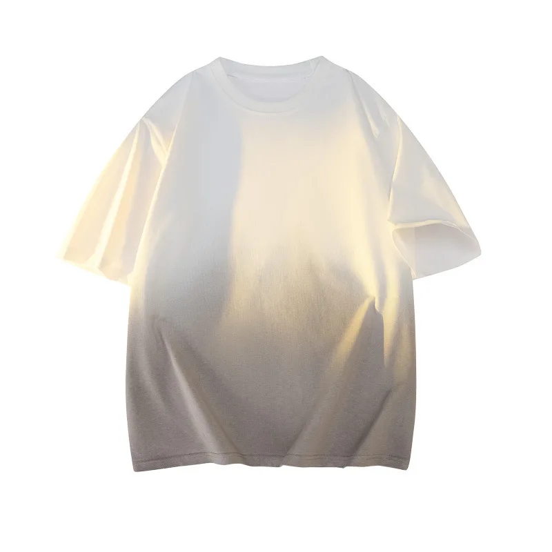 

Men's Ombre T-Shirt Summer Modal Cotton Blend Loose Fit Round Neck Fashion Casual Breathable Lightweight Daily Top