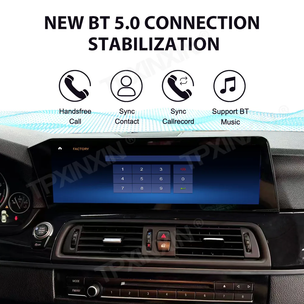 

14.5 Inch For BMW 5 Series 2010~2017 Car Radio With Android Screen Screen Automotive Multimedia GPS Navigation Carplay Head Unit