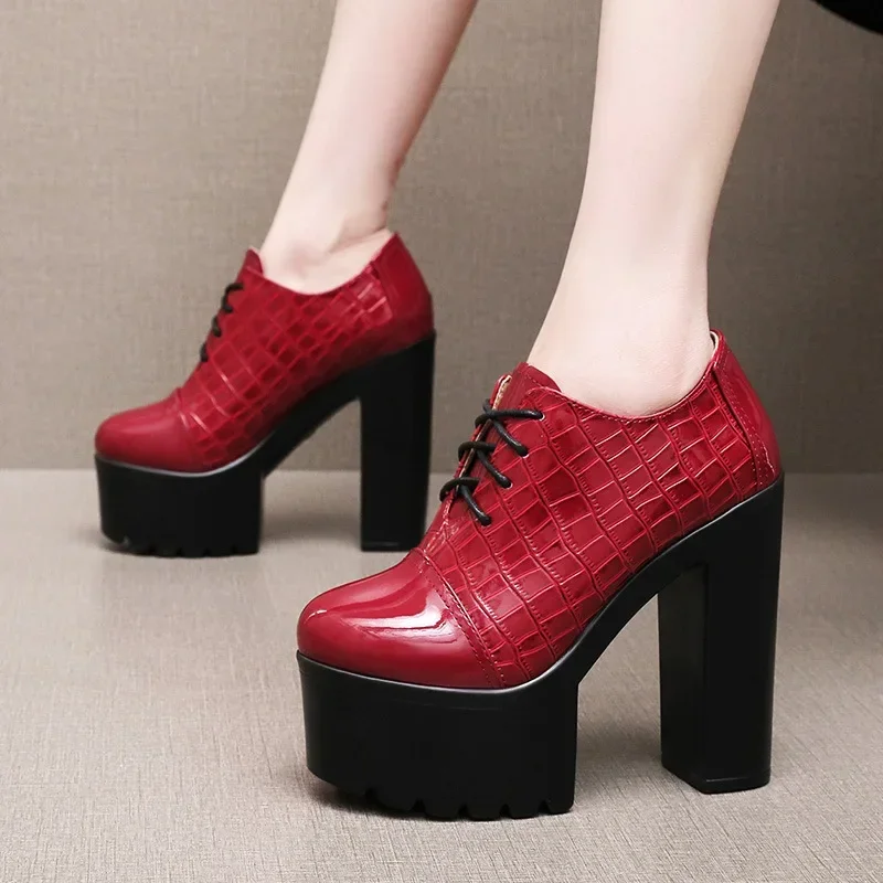 

Size 32-43 Women Heels Shoes Woman Wedding Shoes Loafers Mary Jane Ladies Shoes Platform Heels Luxury Pumps Designer Heels 14CM