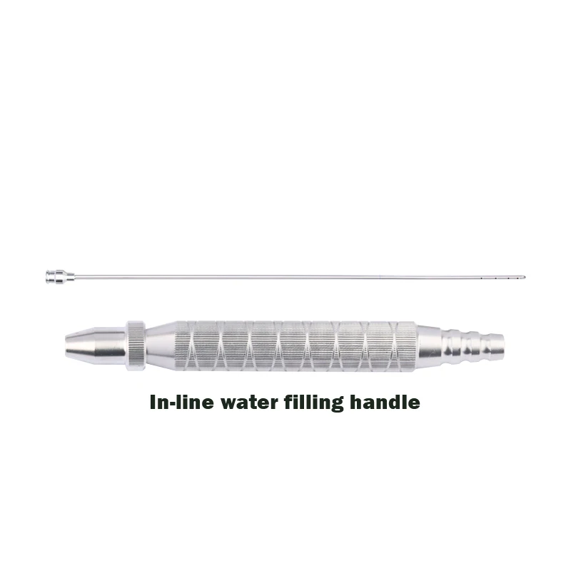 Stainless Steel Water Injection Cannula In-line Water Filling Handle Fat Removel Tools Liposuction Tools