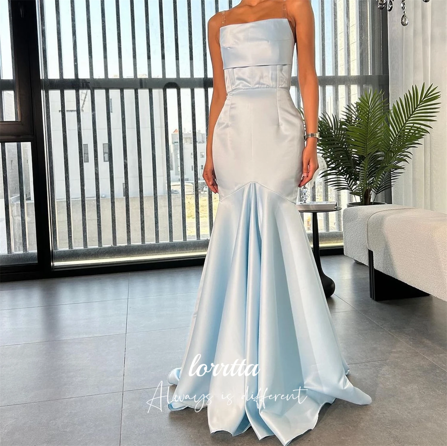 Loretta Aangepaste bruiloftsgast Elegante jurk voor speciale gelegenheden Verjaardagsjurken Luxe 2025, zeemeermin-avondjurken Galajurk