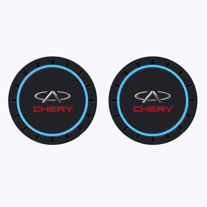 2pcs Car Water Cup Slot Protective Mat Silicone pad For Chery TIGGO 2 3 4 5 7 Pro 8 3X QQ Arrizo  Auto Non-slip mat accessories