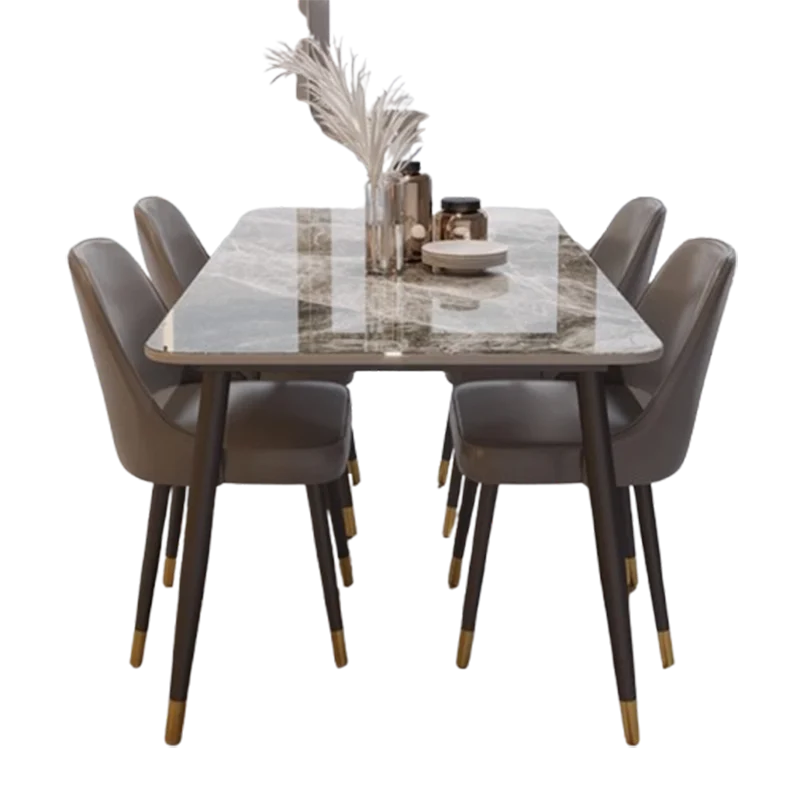 Narrow Small Dining Tables Square Design Italian Modern Kitchen Dining Tables Restaurant Salon Mesas De Jantar Home Furniture