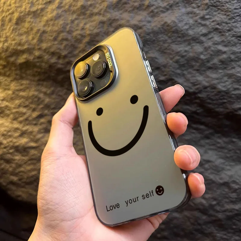 اللون الفضي ابتسامة الخدين جراب هاتف ل Xiaomi Poco X7 برو 5G حالات Poco X6 X5 X3 F5 F6 F7 M6 Pro للصدمات الوفير الغطاء الخلفي