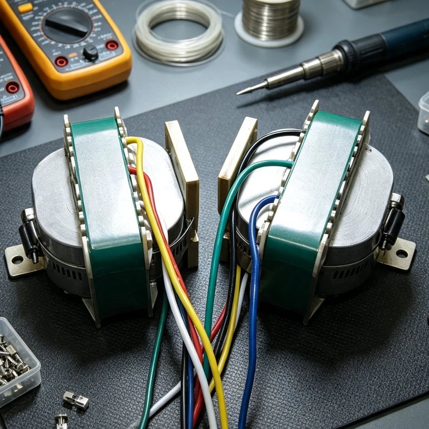3.5K 5K 5.5K Vacuum Tube Single-End Output Transformer, Dual-C Amorphous Core, Left & Right Symmetric Double Windings