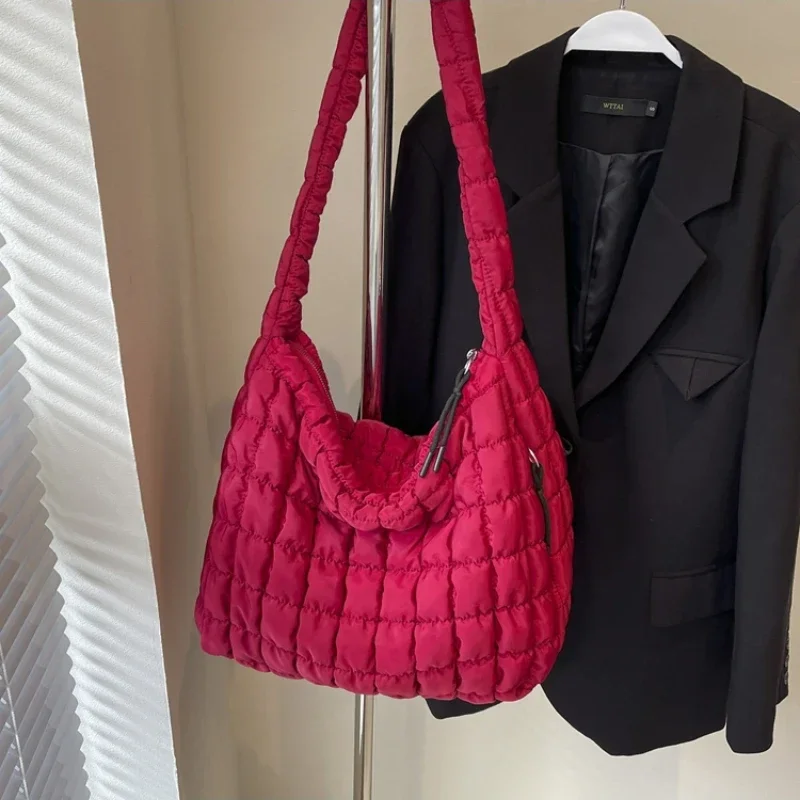 

Solid Large Capacity Crossbody Bags Solid Fashion Interior Compartment 2024hot Sale Bags for Women Zipper Nylon Women's Handbags