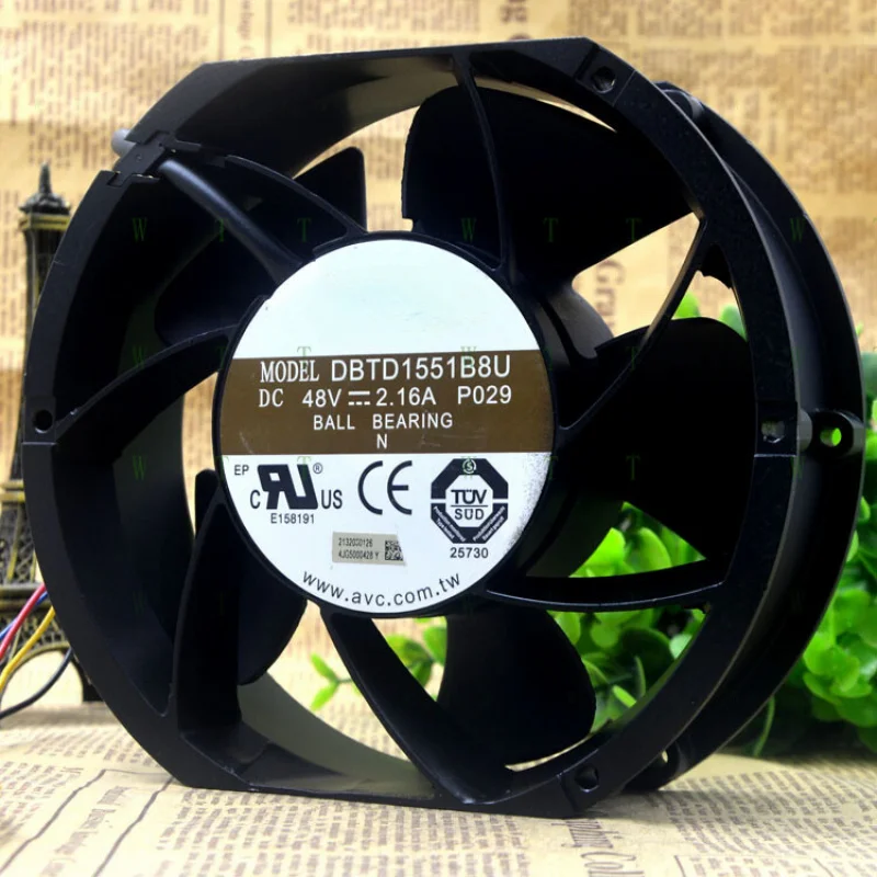 h-para-avc-dbtd1551b8u-48v-216a-ventilador-de-control-de-velocidad-pwm-de-cuatro-lineas-de-alto-volumen-de-aire
