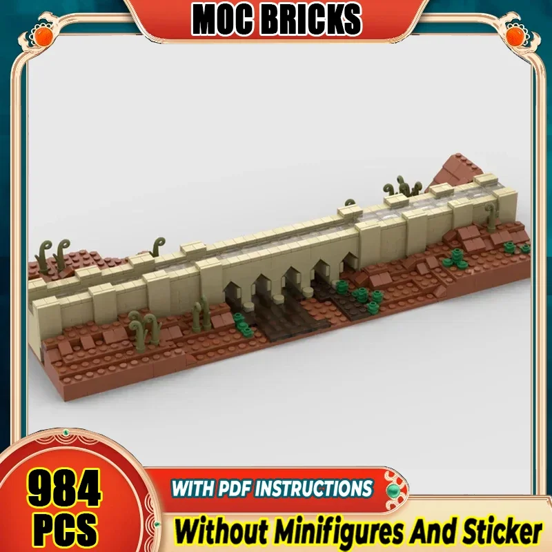 

Средневековая модель Moc, строительные кирпичи, вавилоньский подвесной сад, технологические модульные блоки, подарок, Рождественская игрушка, набор «сделай сам», сборка