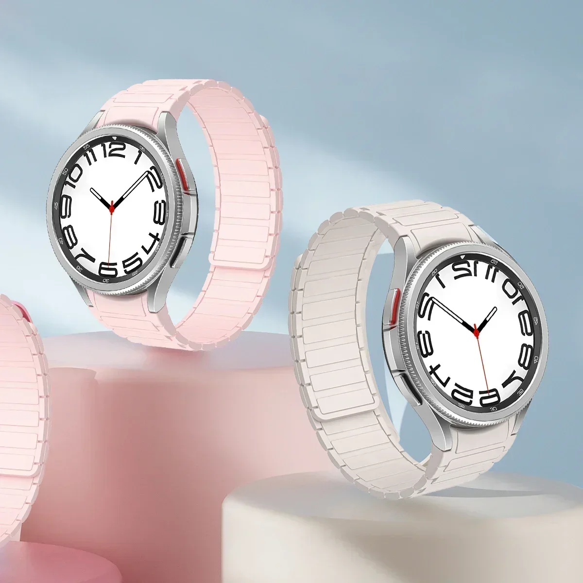 Silicone Band For Samsung Galaxy Watch 6 Classic 43mm 47mm 5Pro 45mm NO Gaps Sports Strap For Watch 7 40 44mm 4Classic 42mm 46mm image 3