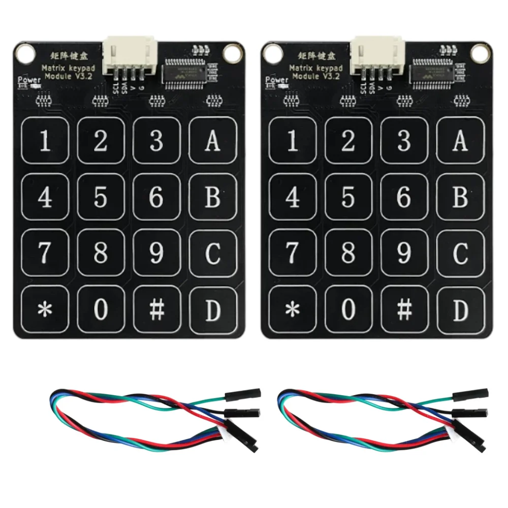 touch keyboard I2C Keypad Module, Capacitive Sensing,I2C communication, for Arduino/Microbit/ESP32/Raspberry Pi