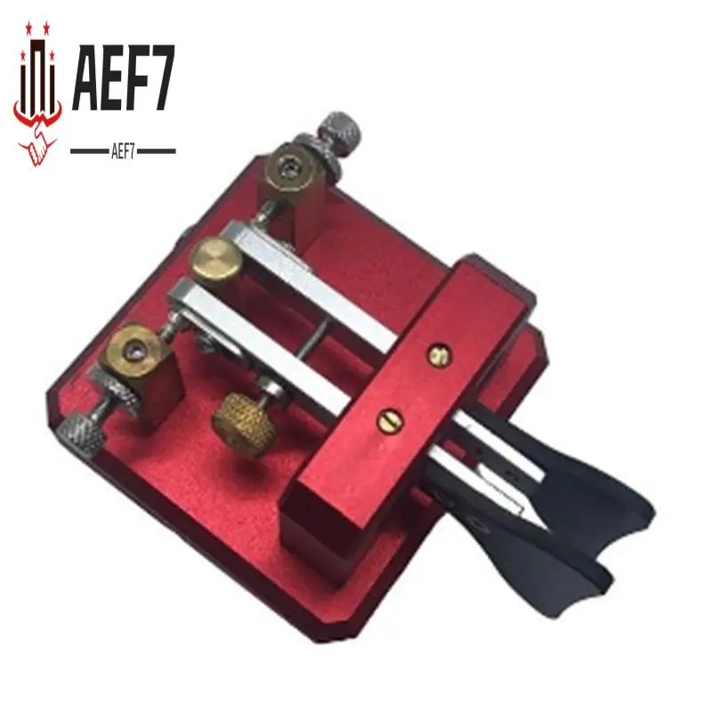 

AEF7-Automatic Morse Dual-Paddle Telegraph Key CW Key For Ham Radio Users For Amateur HAM RADIO CW Paddle Key Amateur Durable Re