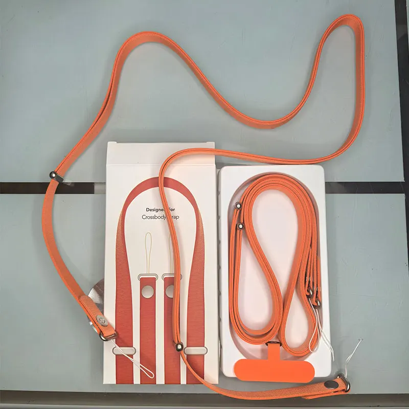 Oficjalny, wysokiej klasy magnetyczny pasek tkany do telefonów iPhone, Samsung, HUAWEI, Xiaomi, oryginalna smycz crossbody zapobiegająca zgubieniu, pasek Apple.