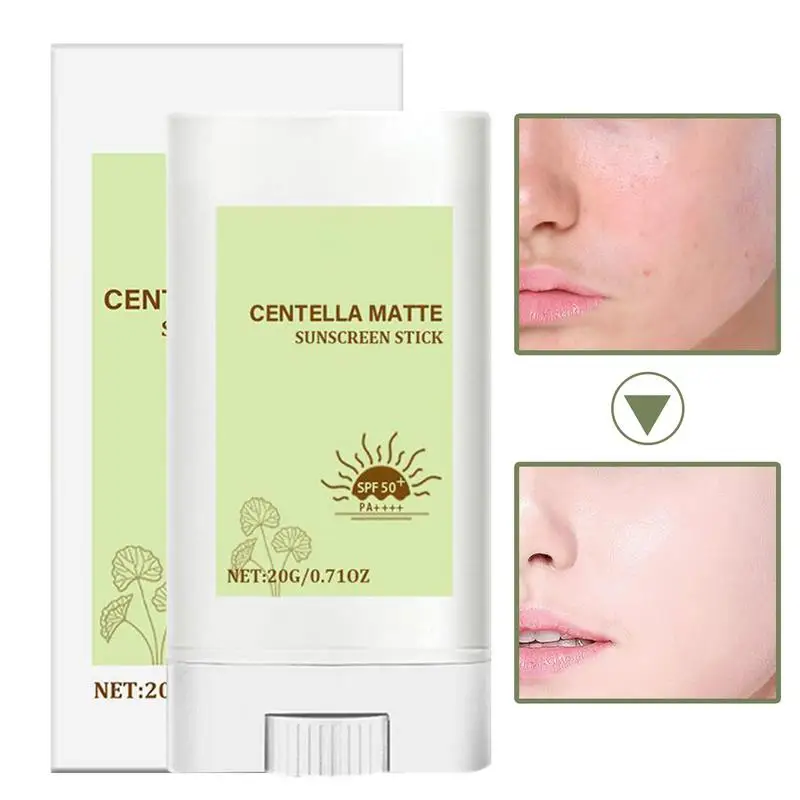 

Sunscreen Stick SPF50 Matte Non-greasy Sun Screen Stick UV Protective Anti Oxidant Sun Block Isolation Sun Screen Cream 20g