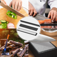 A23P Diamond Knife Sharpening Stones Plates Kit 6 PCS Set For XARILK Type Sharpeners 180# 400# 800# 1500# 2000# 3000#