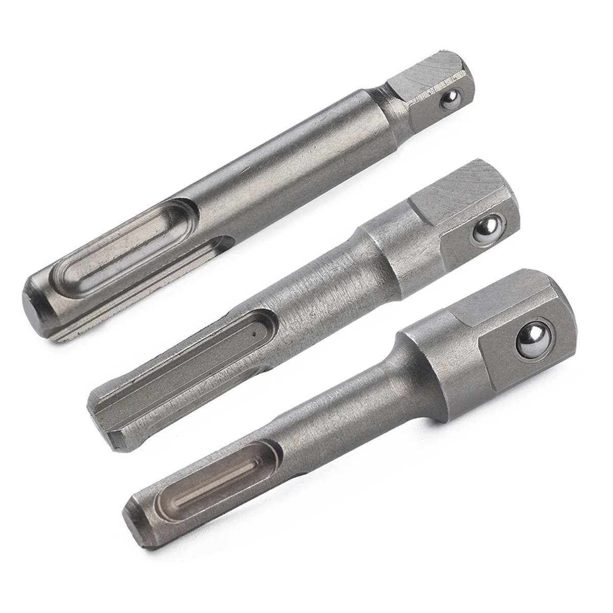 

3pcs Socket Adaptor Power Drill Bit Adapter Square Impact Extension Connector Steel Material Right Angle Drill Attachment