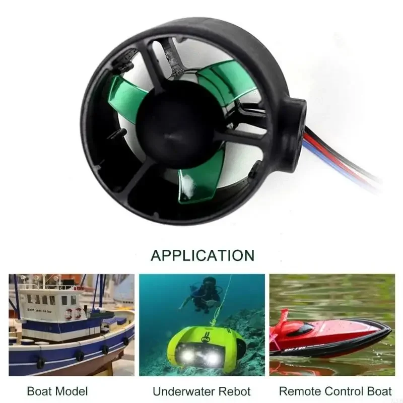 

High Performances Underwater Thruster Brushless Motor For Remote Control Boat Ship Model 2000m Depth Stable Construction 15UB