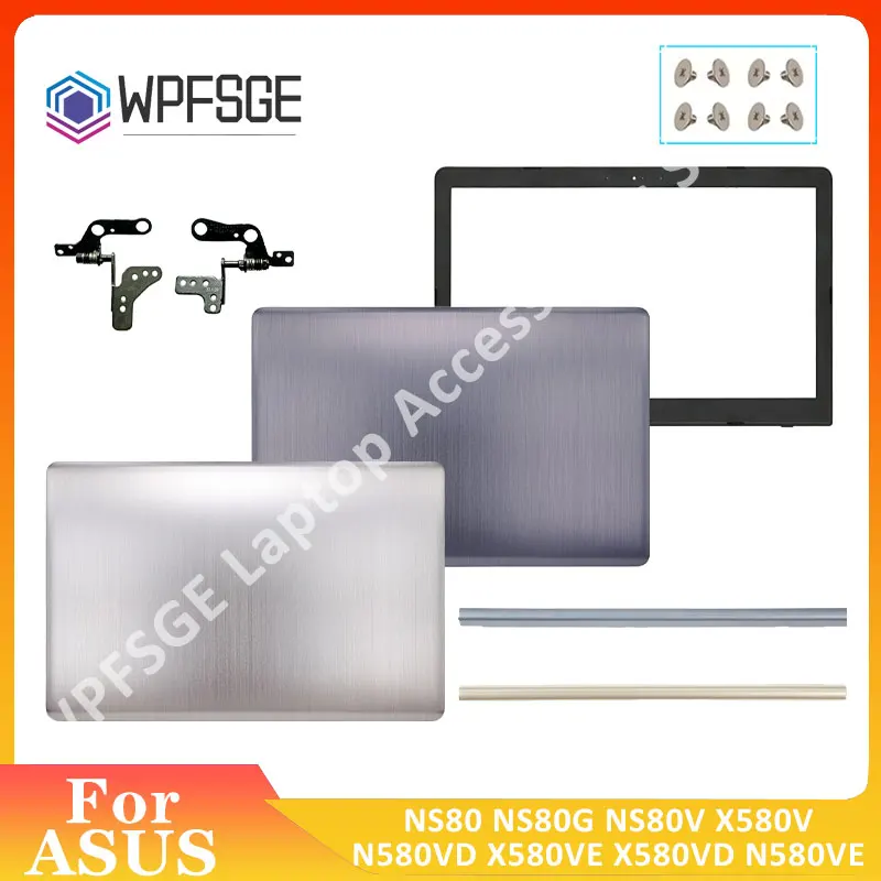 

Laptop Housing Case For ASUS N580 N580G N580V X580V N580VD X580VE X580VD N580VE Plastic LCD BACK Cover/Bezel Hinges Replacement