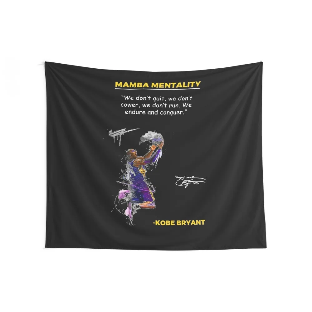 Mamba Mentality Tapestry Carpet Wall Home Decorations Aesthetic Aesthetic Home Decor Tapestry