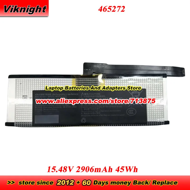 465272 4ICP5/53/72 Battery 15.48V 2906mAh 45Wh For GPD Pocket 4 Handheld Gaming PC Laptop Battery