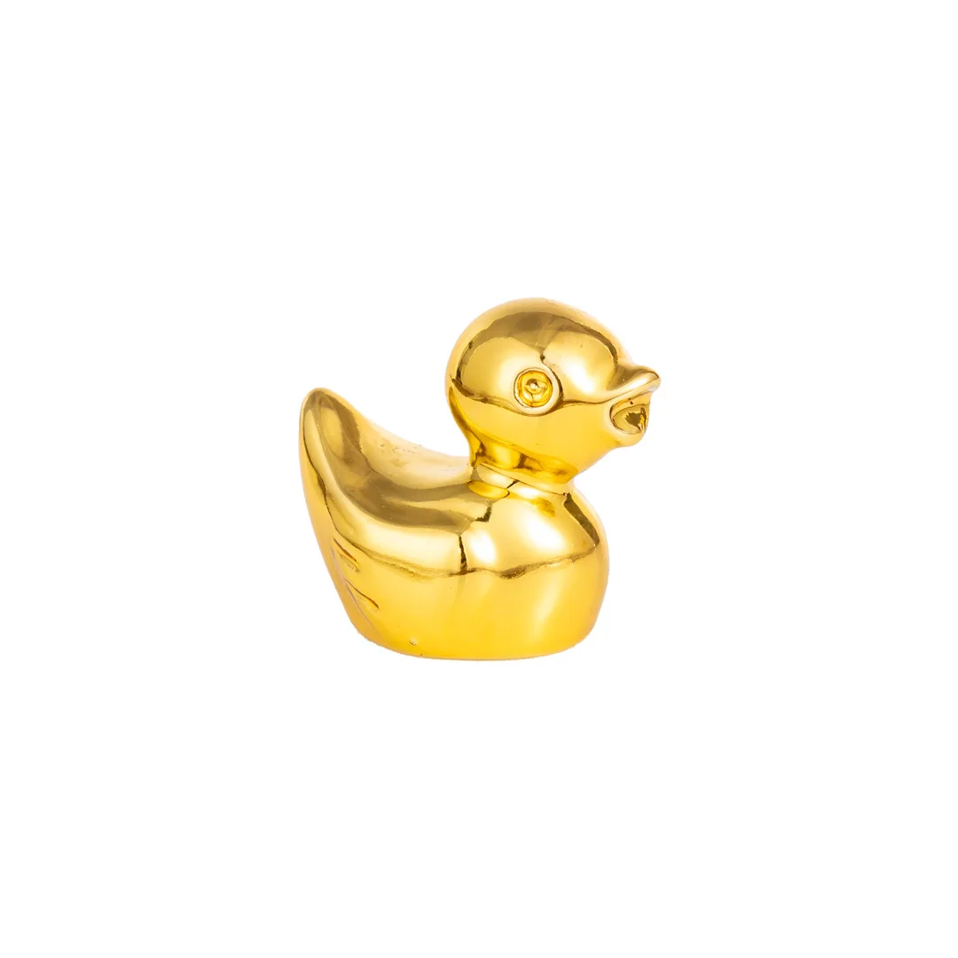 20pcs Mini Golden Ducks|Mini Yellow Duck Statues,Loose Ducklings|Ideal for Crafts,Doll House Decorations,Fairy Garden Landscapes
