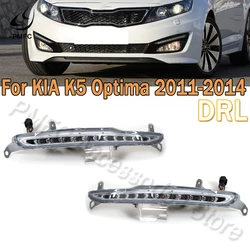 PMFC Car Front Bumper Driving LED Fog Light LED Daytime Running Light Fit For KIA K5 Optima 2011 2012 2013 2014 For Car