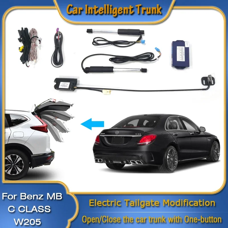 

For Mercedes Benz C W205 2014~2024 Car Power Trunk Opening Smart Electric Suction Tailgate Intelligent Tail Gate Lift Strut