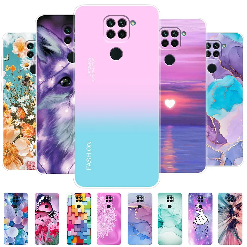 For Xiaomi Redmi Note 9 Case Cover For Redmi Note 9 Note9 Case Soft Silicone Clear TPU Cover Protective Phone Case Note 9 Fundas