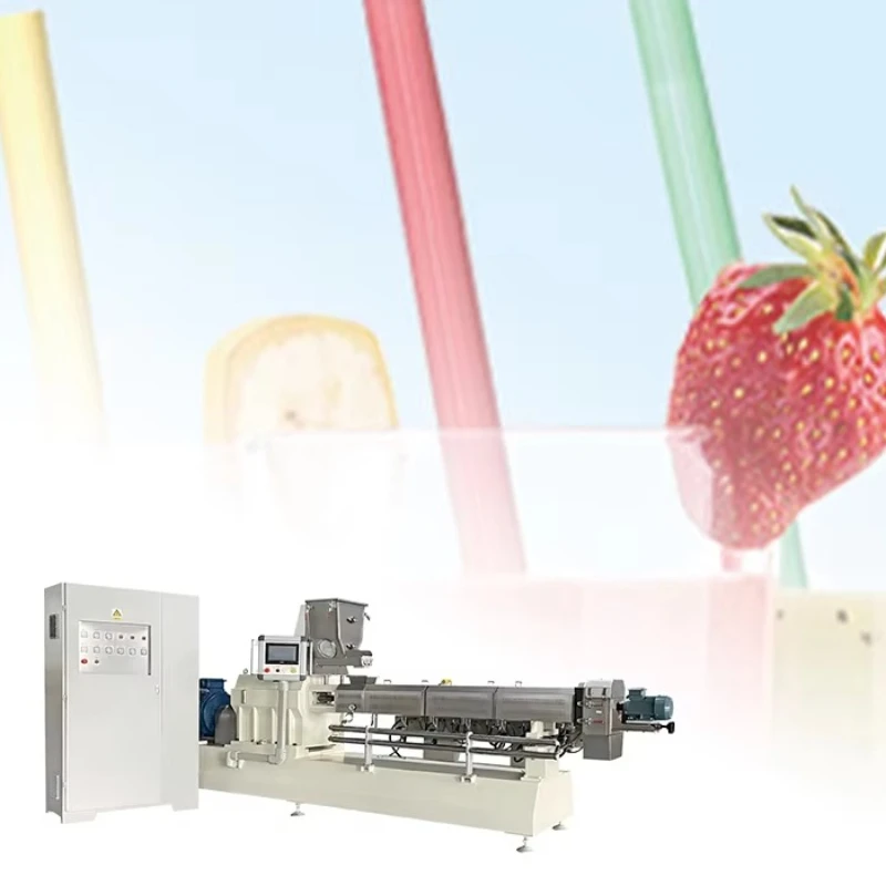 

Multifunctional beverage straw rice starch food extrusion dryer