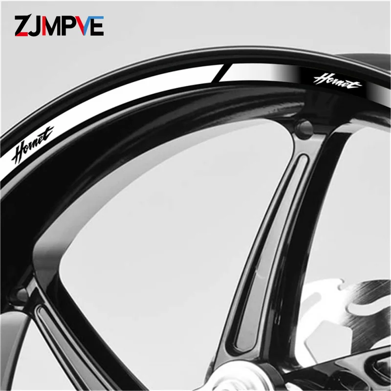 For Hornet 600 900 CB600F CB750 CB 750 HORNET Motorcycle Wheel Stickers Reflective Rim Stripes Decor Decal Tire Sticker hornet